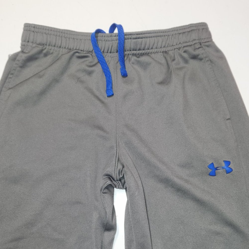 Under Armour Ladies' stylish athletic pants, grey and blue with 26" waist